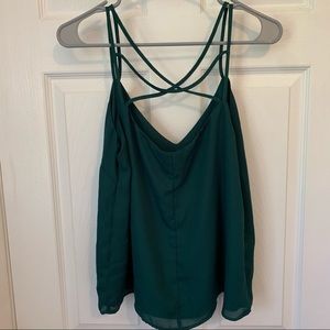 Melloday Crisscross Tank Top